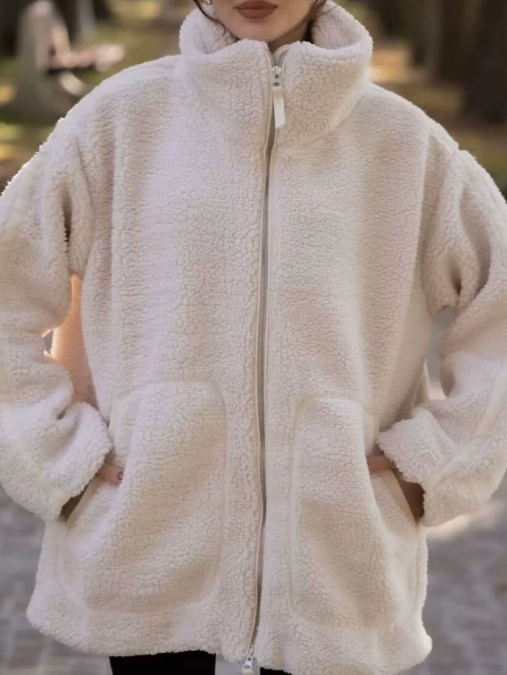 Sherpa Zip-up Outerwear (3)