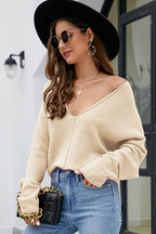 V-neck Center Seam Sweater (8)