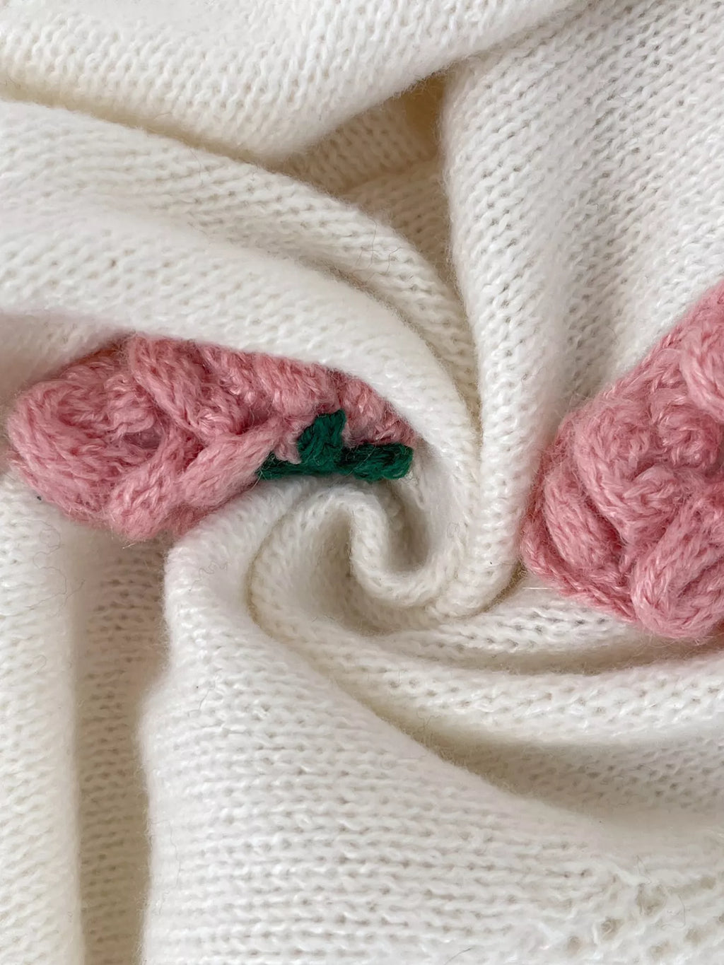 Strawberry Cropped Button-up Cardigan (8)