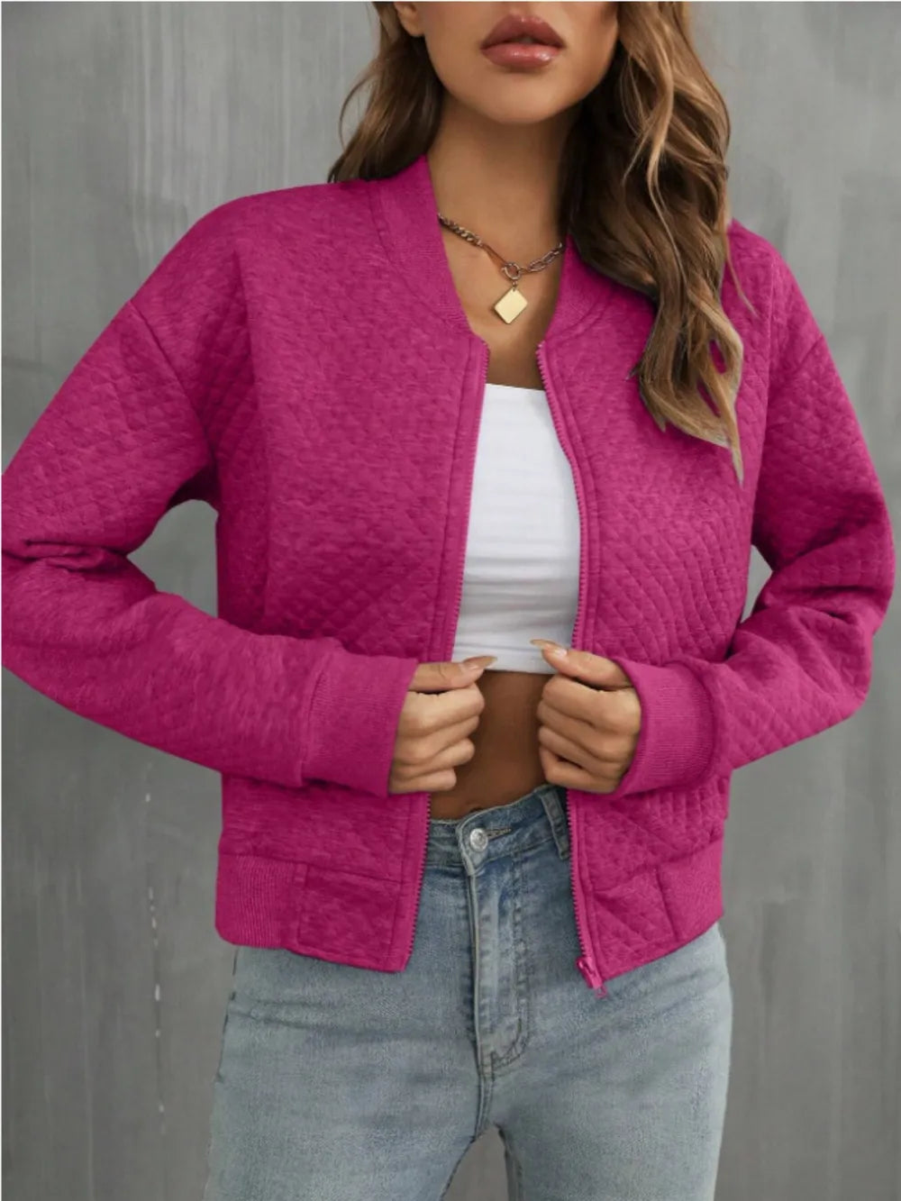 Zip Up Long Sleeve Jacket (17)
