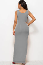 Scoop Neck Wide Strap Maxi Dress (5)