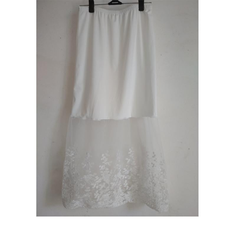 Lace Mesh Skirt Long photo 4