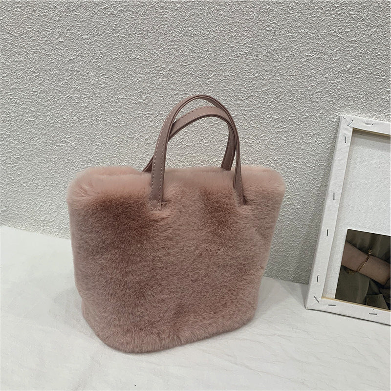 Faux Fur Bag Shoulder variant CJBHNSNS26985-Pink