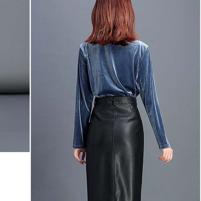 Leather Skirt Bag Hip Pencil photo 4
