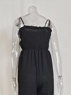 Smocked Wide Leg Jumpsuit (7)