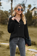 Collared Neck Long Sleeve Blouse (23)