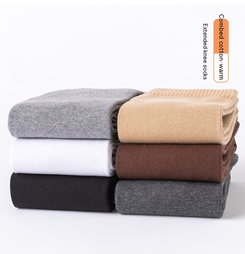 Lengthened Overknee Cotton Socks photo 23