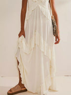 Ruffled Halter Neck Maxi Dress (10)