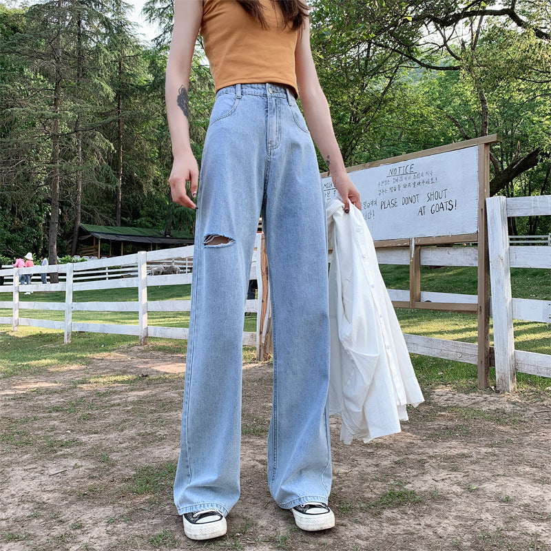 Wide-leg Jeans Light photo 10