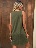 Decor Button Mini Tank Dress Pockets (9)