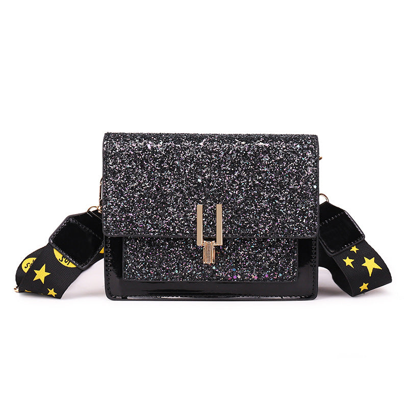 Sequin Shoulder Bag variant CJBHNSNS12738-Black