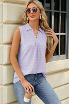 Eyelet Johnny Collar Tank (27)