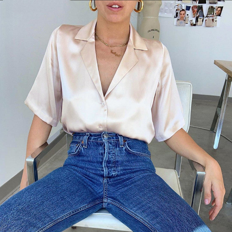 Silk Satin Shirt photo 5