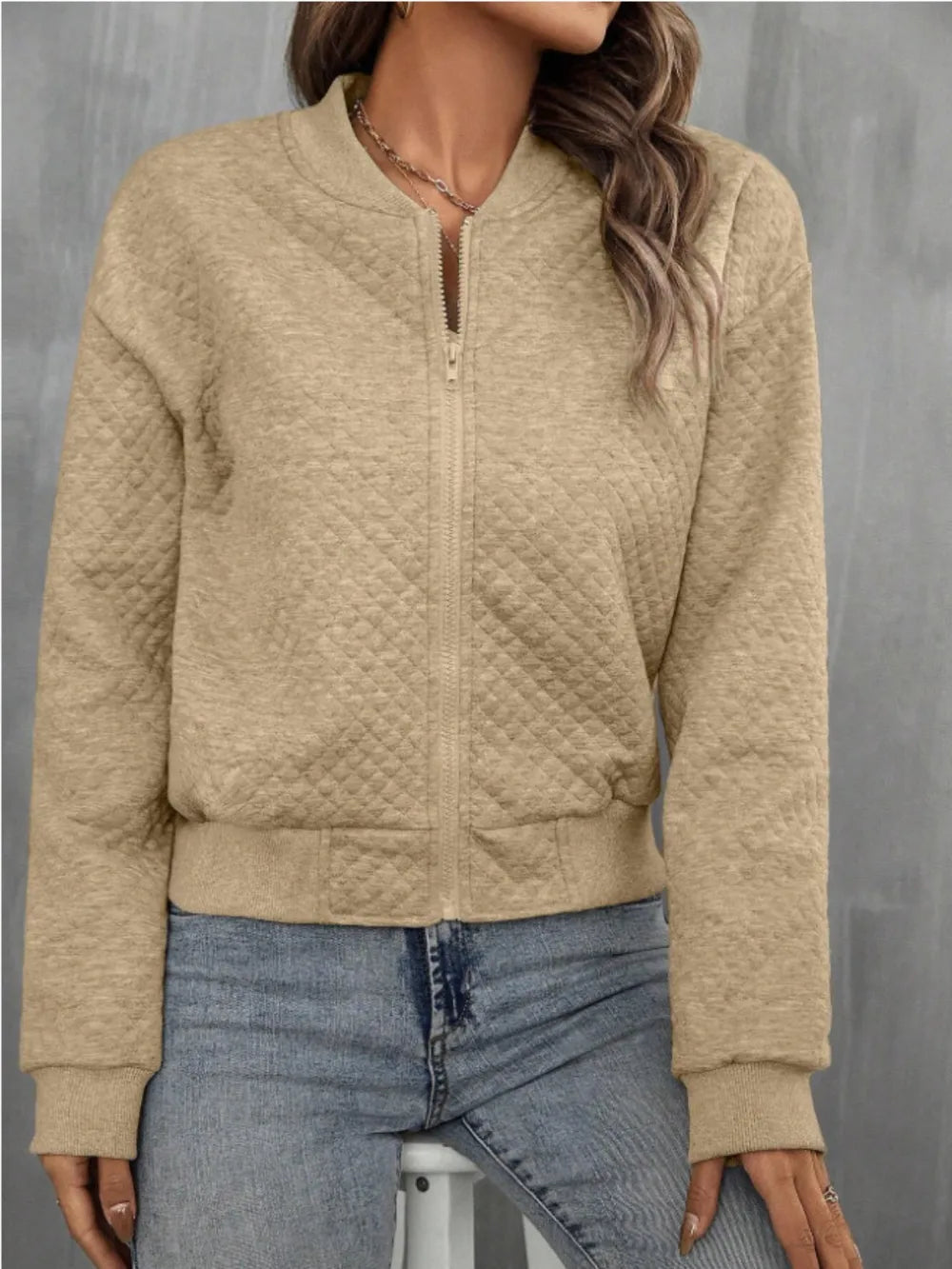 Zip Up Long Sleeve Jacket (12)