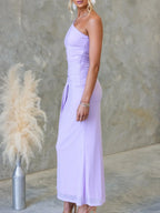 One-shoulder Cutout Bodycon Maxi Dress (16)