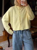 Button-down Dropped Shoulder Cardigan (9)