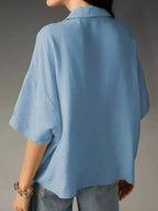 Relaxed Fit Half Sleeve Blouse (7)
