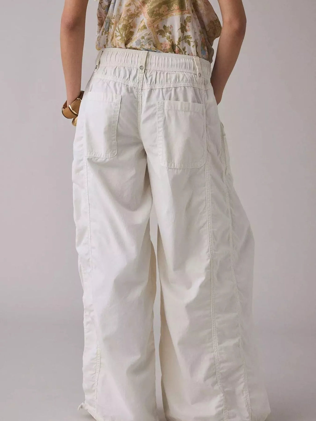High-waisted Cargo Wide-leg Pants (7)
