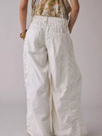 High-waisted Cargo Wide-leg Pants (7)