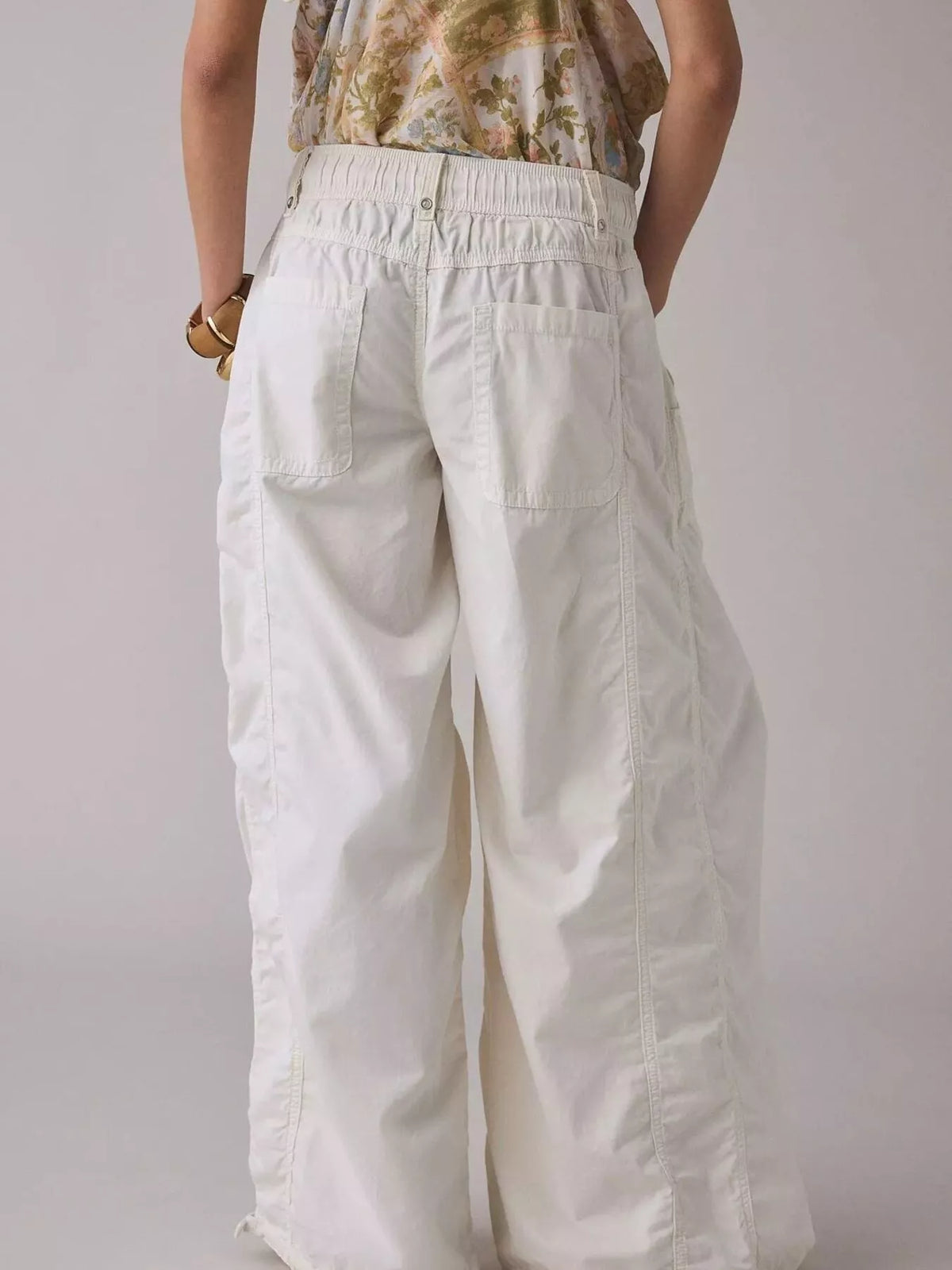 High-waisted Cargo Wide-leg Pants (7)