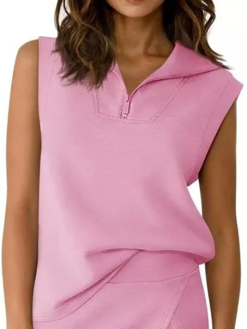 Quarter Zip Top Skort Set (11)