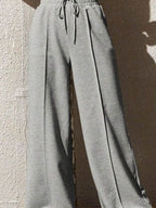 Wide Leg Drawstring Waist Pants (3)