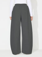 Elastic Waist Wide Leg Pants Pockets (13)