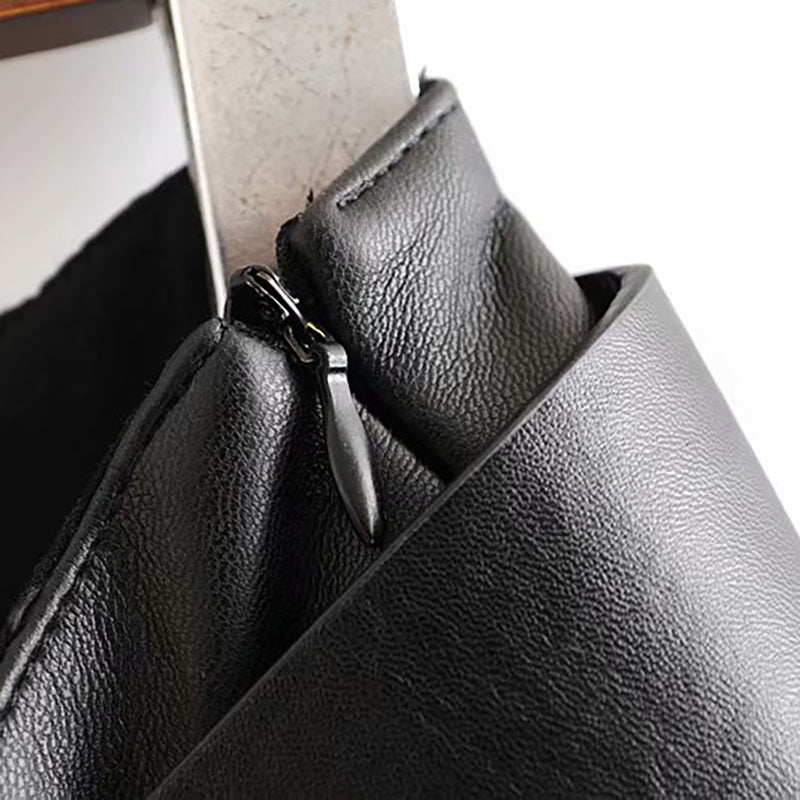 Belted Faux Leather Skirt photo 6