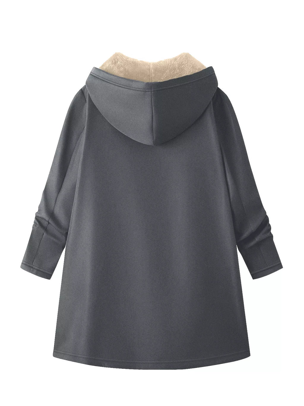 Fleece-lined Zip Up Hooded Outerwear (6)