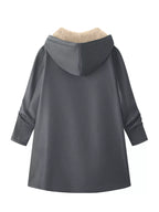 Fleece-lined Zip Up Hooded Outerwear (6)