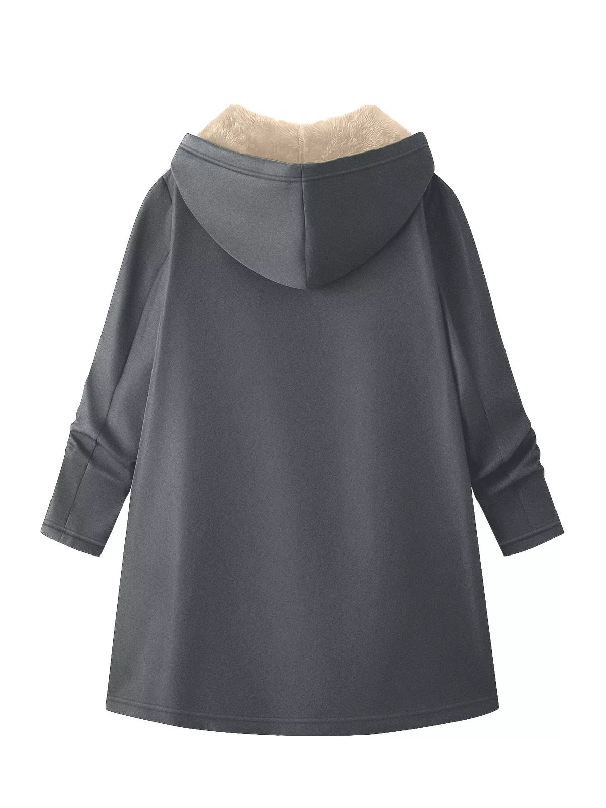 Fleece-lined Zip Up Hooded Outerwear (6)