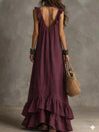 Ruffled Sleeveless Maxi Dress (10)
