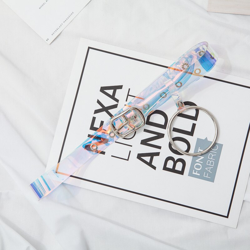 Laser Plastic Transparent Jeans photo 8