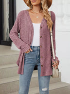 Ribbed Button-up Cardigan (29)
