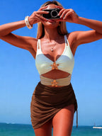 Block Cutout One-piece Swimsuit (16)