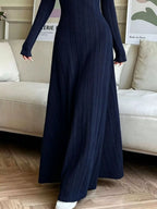 Long Sleeve Ribbed Knit Dress (15)