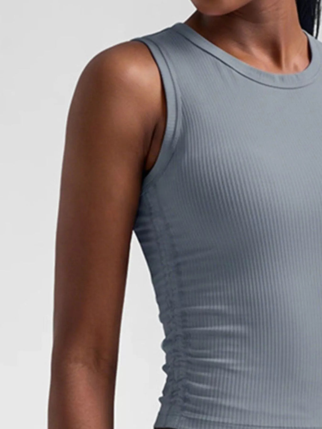 Ribbed Ruched Active Tank (5)