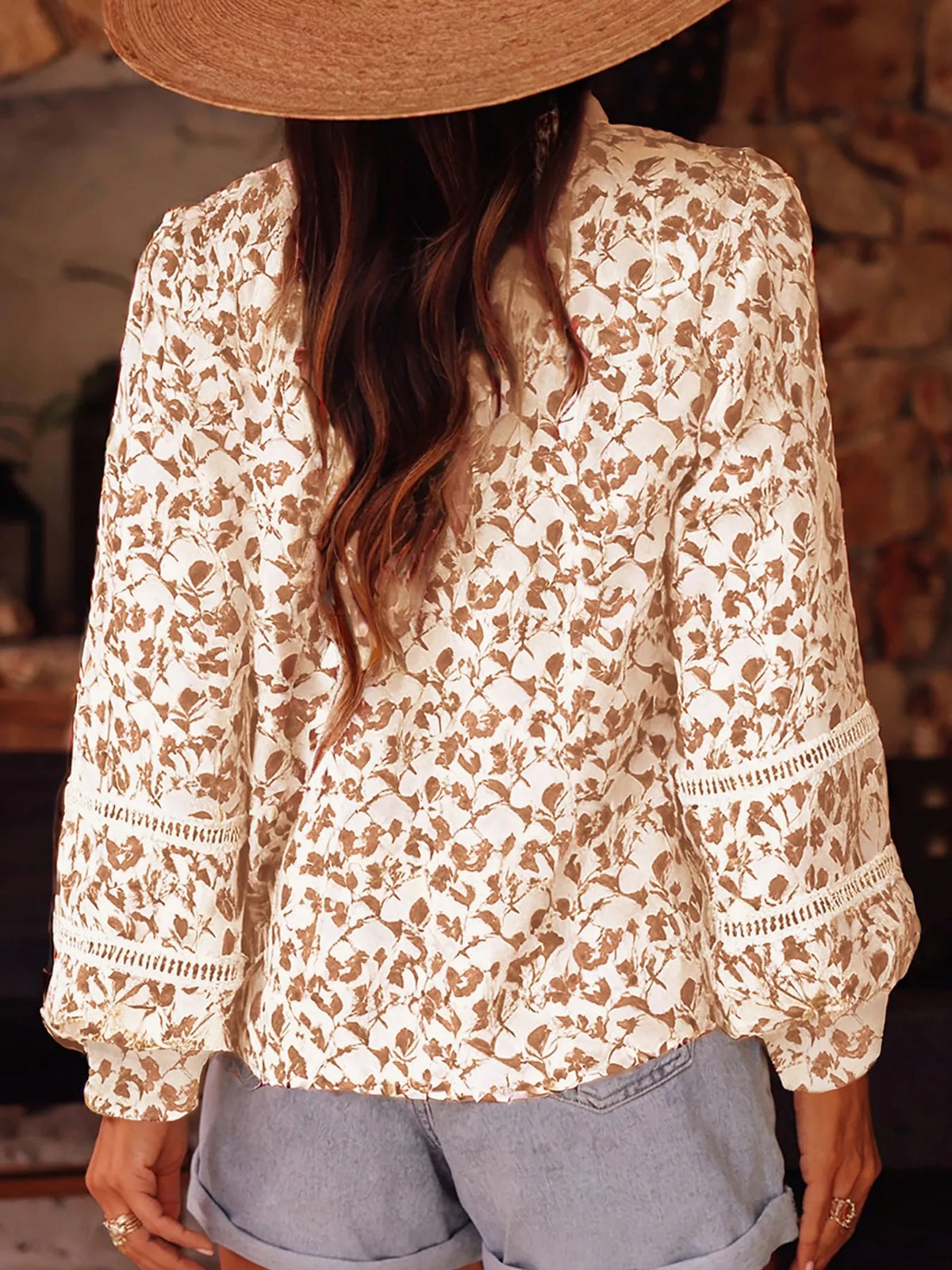 Floral Button Down Long Sleeve Shirt (18)