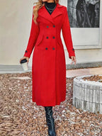 Full Size Double-breasted Longline Trench Coat Plus (14)