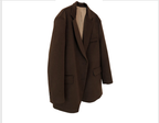 Oversized Wool Blazer variant CJNSWTYM00412-Dark coffee-S|CJNSWTYM00412-Dark coffee-M