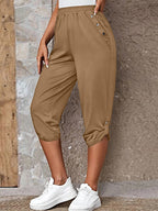 Full Size Roll-tab Capris Pants (11)