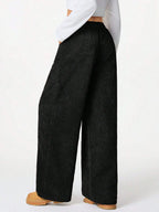 Drawstring Wide Leg Pants (3)