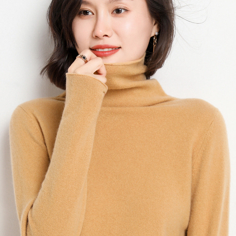 Turtleneck Cashmere Sweater Pure variant CJNSSYMY02261-Golden camel-L|CJNSSYMY02261-Golden camel-S|CJNSSYMY02261-Golden camel-XXL|CJNSSYMY02261-Golden camel-XL|CJNSSYMY02261-Golden camel-M