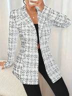 Tweed Double-breasted Blazer (8)