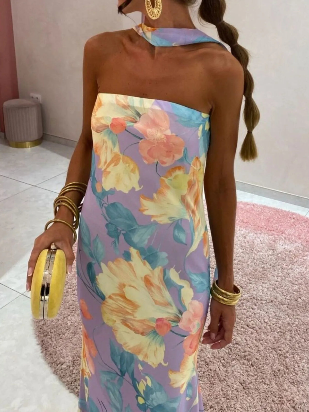 Printed Tube Maxi Dress (28)