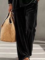 Full Size Velvet Long Sleeve Top Pants Set Plus (9)