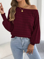 Cable Knit Boat Neck Sweater (18)