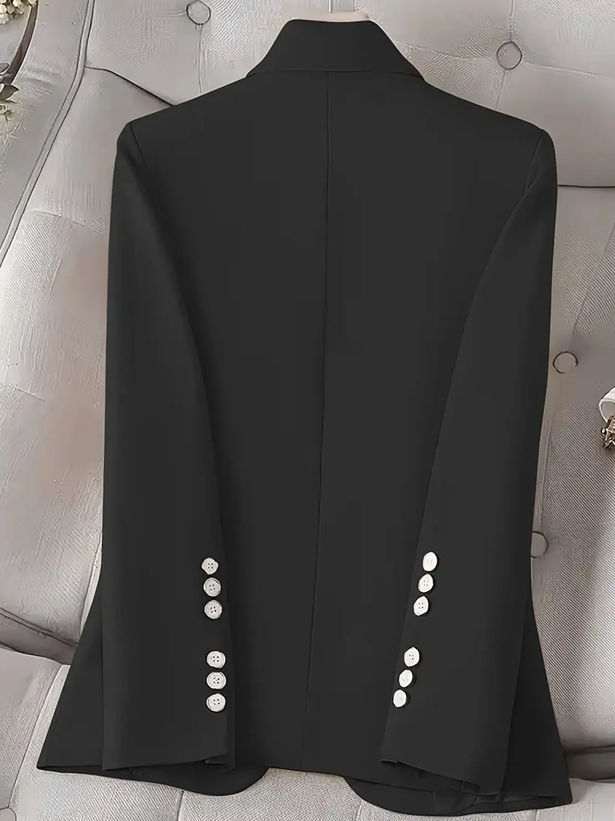 Single-button Long Sleeve Blazer (11)