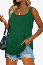 Curved Hem Square Neck Tank (5)