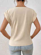 V-neck Twist Front Top (6)